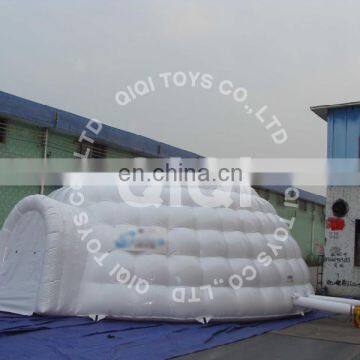 QIQI inflatable pure white igloo tent for meeting or party/inflatable transparent igloo