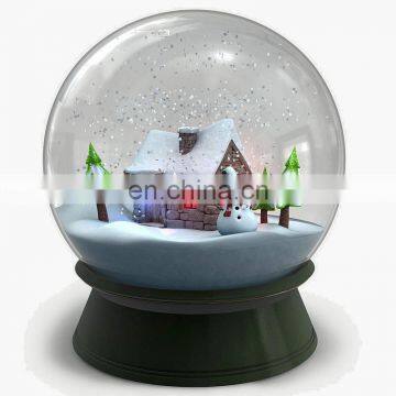 resin christmas snowman snow globe, water globe,snow ball