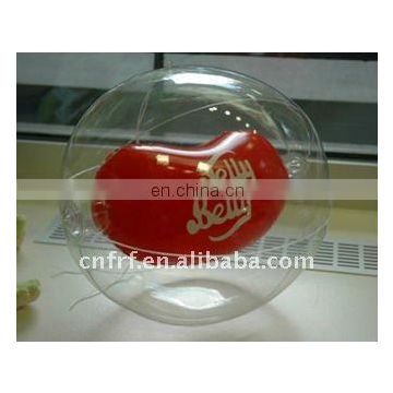 inflatable advertising transparent ball with 3D insert inside