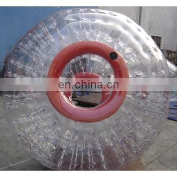 EN71 cold-resistant 0.8mm PVC inflatable water or snow zorb ball, roller ball toy, grass ball customized colours