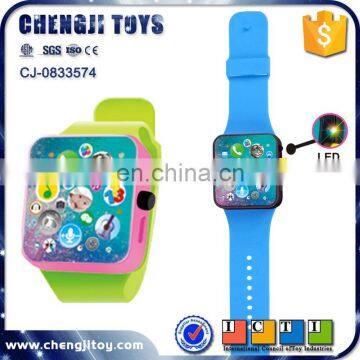 Unique electronic russian educational toys plastic kids wrist watch