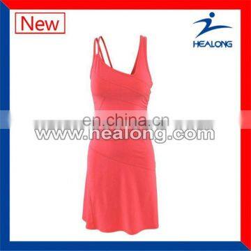 Healong Brand Name Thermal Transfer Printing Girls Tennis Shorts