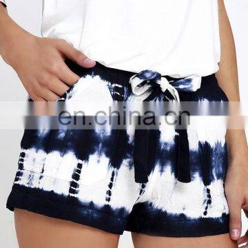 Girls Sexy Looking Beachwear Rayon Tie & Dye Shorts