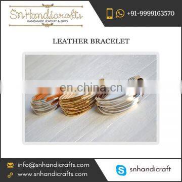 Buy Multistrand Leather Bracelet for Ladies at Dirt Cheap Rate from Wholesale Exporter of Market