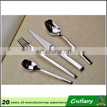 Wedding flatware sliver plated cutlery set staninless steel cutlery