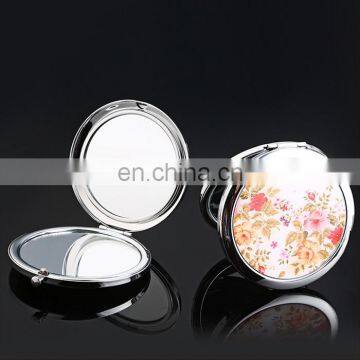 metal cosmetic mirror hand mirror