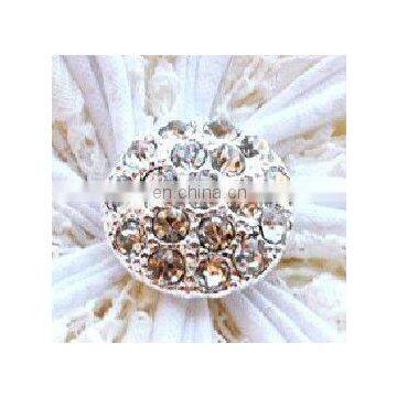 2013 new rhinestone hair flower embellishment garment accessory button shoe clip