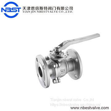 4 inch two pieces Flange ball valve 150LB