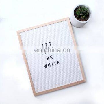 2018 New Arrival Hot Sell Felt Board Letters With Plastics Letters Felt Notice Board for Decoration