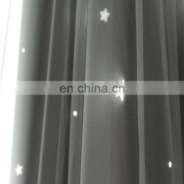 2020 News Cheap 100 Polyester Blue Color Ceiling Drapes Decoration Fabric For Bedroom Cortinas Living Room Window Curtain photo-5