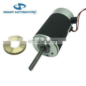 Customized Special Worm Shaft Dc Motor Brushed with Replaceable Brushes