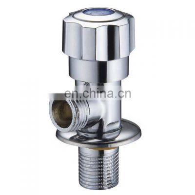 Brass cartridge with iron steam 90 degree zinc angle valve chrome with plastic handle