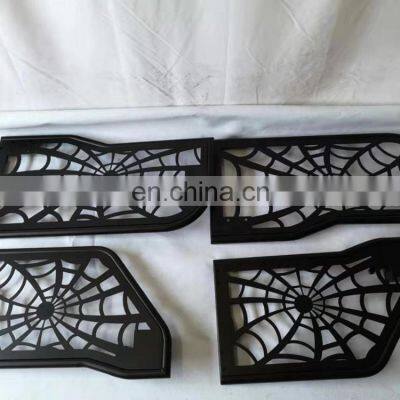 Tubular Poison Spyder Web Half Doors With Reflection Mirrors For Jeep Wrangler JK 4 Door photo-3