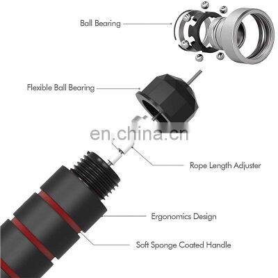50% Off Adjustable Customized Logo Cheap Exercise Jump Skipping Rope With Wire Bearing Aerobic Oem Jump Ropes photo-4