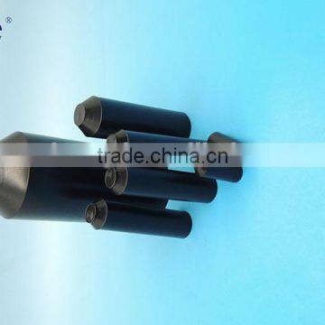 Heat shrink black electrical cable end caps