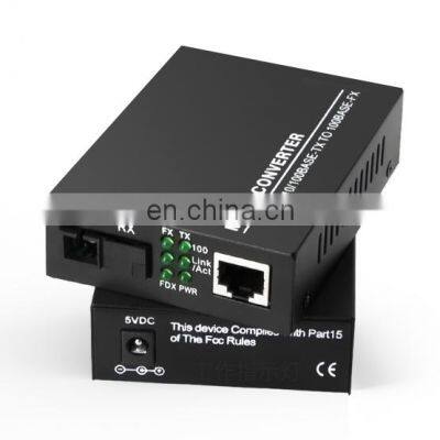 Fiber Optic Equipment Ethernet RJ45 Transceiver HTB-3100A/B NETLINK 10/100M SM Single Fiber SC Optical Media Converter photo-5