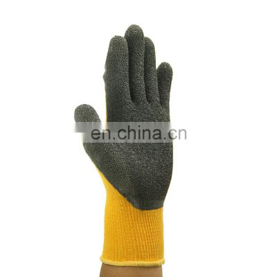 Latex Foma Coated level 5 cut resistant hand cheap safety work gloves