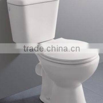 Vitreous China two piece toilet wc water closet from Henan toilet factory                        
                                                Quality Choice