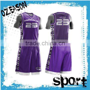 2016 Hot sale customized best basketball jersey design