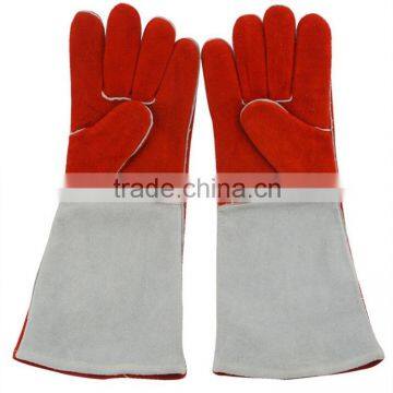 leather wholesale industrial working welding gloves with cheap price