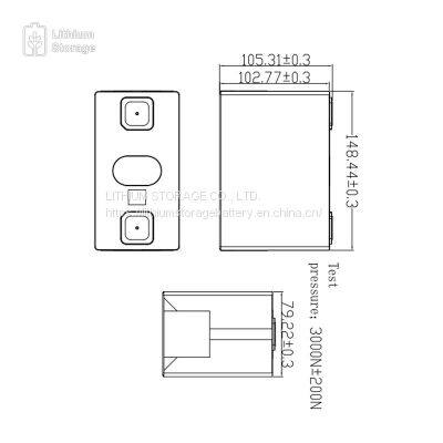 LFP79148102-Lifepo4 135Ah Battery Prismatic Lithium Battery For Sale photo-3