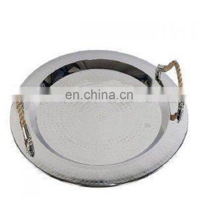 round tray with rope handle