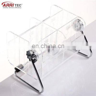 Clear Desktop Acrylic TV Remote Control Mobile Phone Storage Holder Organizer photo-4