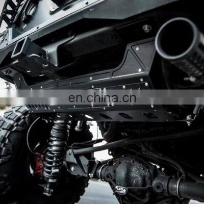 Furyengraver Exhaust Pipe Cover Plate for Jeep Wrangler JK 2007+ SUV Exhaust Pipe Guard 4x4 Accessories