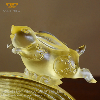 Customization Crystal Manufacturer Lucky Animal Gift Fortune Rabbit photo-3