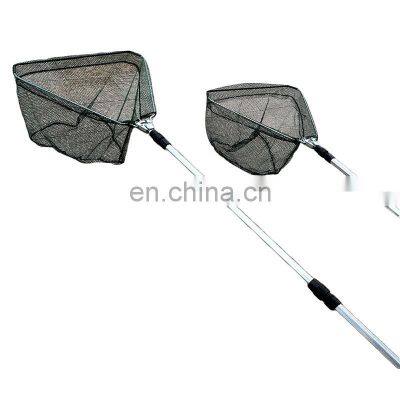 Hot Selling Good Quality Collapsible Fishing Nets Aluminum Alloy Fishing Tools Small Mesh Foldable Landing Net