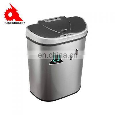 Smart cabinet waste bin indoor