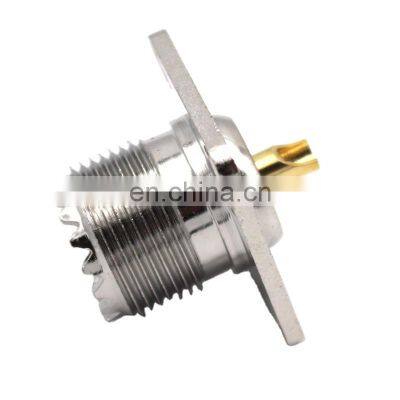 SO239 Jack Female UHF Female 4 Hole Flange Panel Mount Solder  Connector