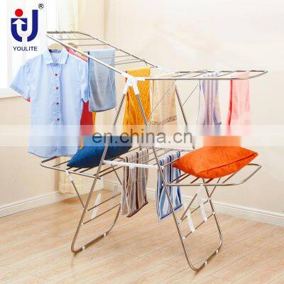 High Quality Multifunctional Portable Folding Wing Drying Clothes Rack photo-2