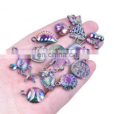 100Pcs Mixed Colorful Metal Animals Charms Beads For Jewelry Making DIY Bracelet Pendant Necklace Accessories Findings photo-2