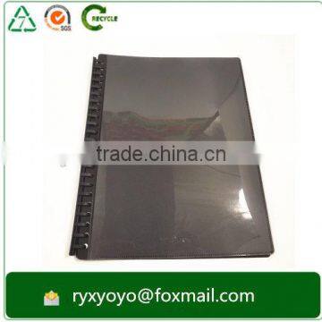 23 Hole Lose-leaf a4 Size 20 Pockets Clear Book Display Book With Sleeves photo-2