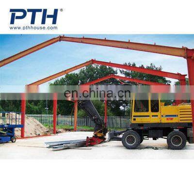 Industrial Workshop Shed Big Prefab House Steel Structure Warehouse photo-4