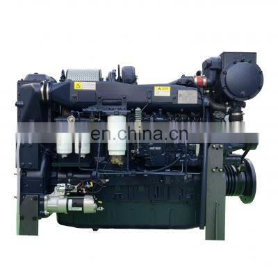 cheap price 350hp Weichai WD12 series water cooled WD12C350-18 marine diesel engine