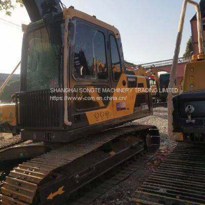 used excavator VOLVO EC140DL  large excavator Cheap for sale on shanghai