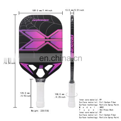 2023 New Thermoformed Pickleball Paddle 13MM Thickness Carbon Particle Spray Paint Surface Pickleball Paddle