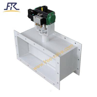 Pneumatic Square Flange Butterfly Valve photo-5