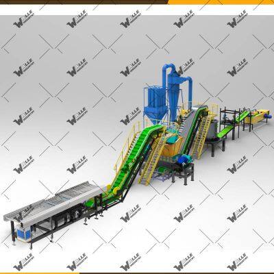 Walle Industry Refrigerator Waste Shredder Refrigerator Scrap Shredding Recycling Equipment photo-4