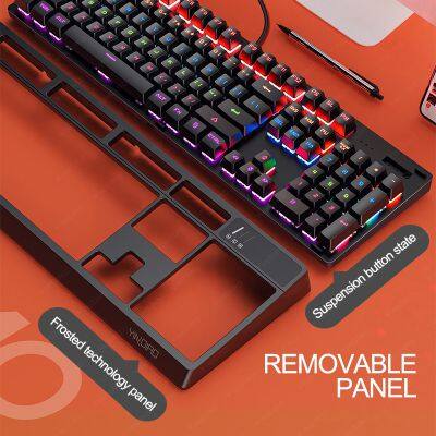 Amazons Top Seller K300 Detachable Panel Mechanical Keyboard Gaming Universal Dual Mode Computer Keyboard photo-4