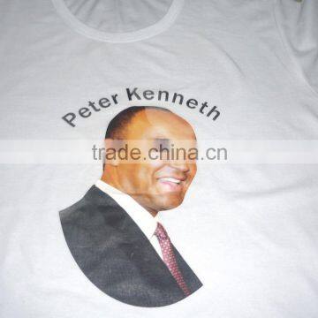 Custom Logo Print Election T-shirt for Campaign, Africa Short Sleeve Promotion T-shirt photo-2