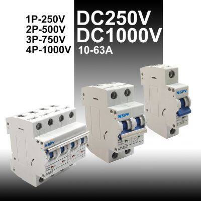 Cheap NL7-63 Series DC Miniature Circuit Breaker 4P NSPV Brand 63A 1500V photo-3