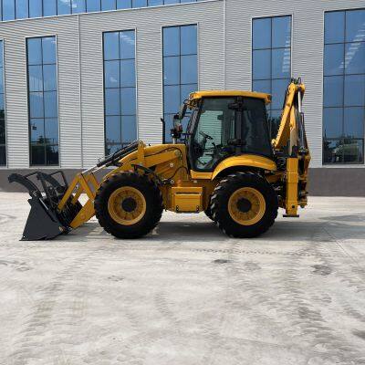 CHEAPER CHINA FOUR WHEEL STEERING HZM799F BACKHOE LOADERS 2.5TON BACKHOE LOADERS WITH FAMOUS TRANSMISSION SYSTEM