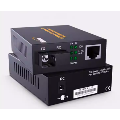 FiberHome Gigabit Fiber Transceiver OL100CL14B/24B (Media Converter) - Enterprise-grade, Single-mode Single-fiber, 20km Transmission
