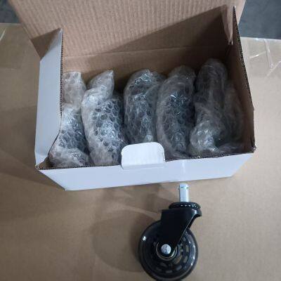 Universal Wheel Factory Direct Sales 2-inch 2.5-inch 3-inch 4-inch Furniture With Brake Mute Caster Rubber pu Transparent Wheel photo-5