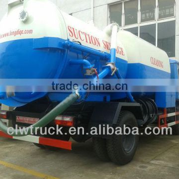 2 tanks Dongfeng high-pressure sewage suction and cleaning truck