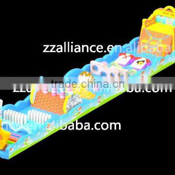 jungle theme outdoor playground pvc inflatable playground for school children