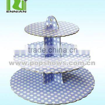 New Arrival Customized Cardboard Cupcake Stand Display